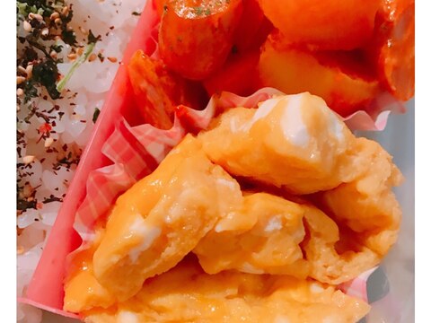 超時短！電子レンジで約1分♡お弁当の玉子焼き♪